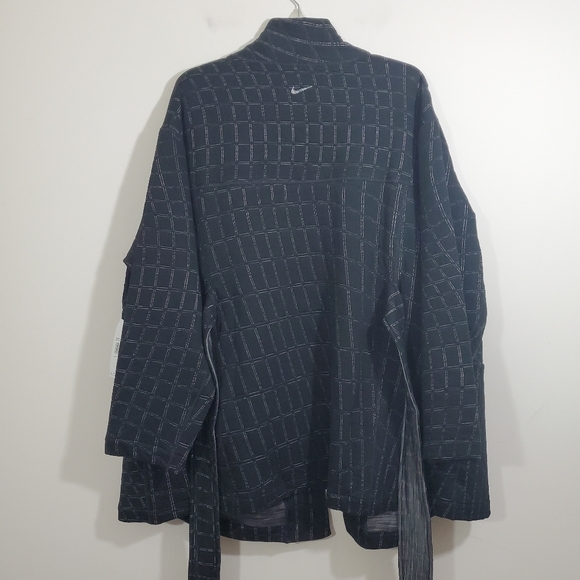 Nike Black Open-Front Cardigan Sweater - Picture 8 of 15